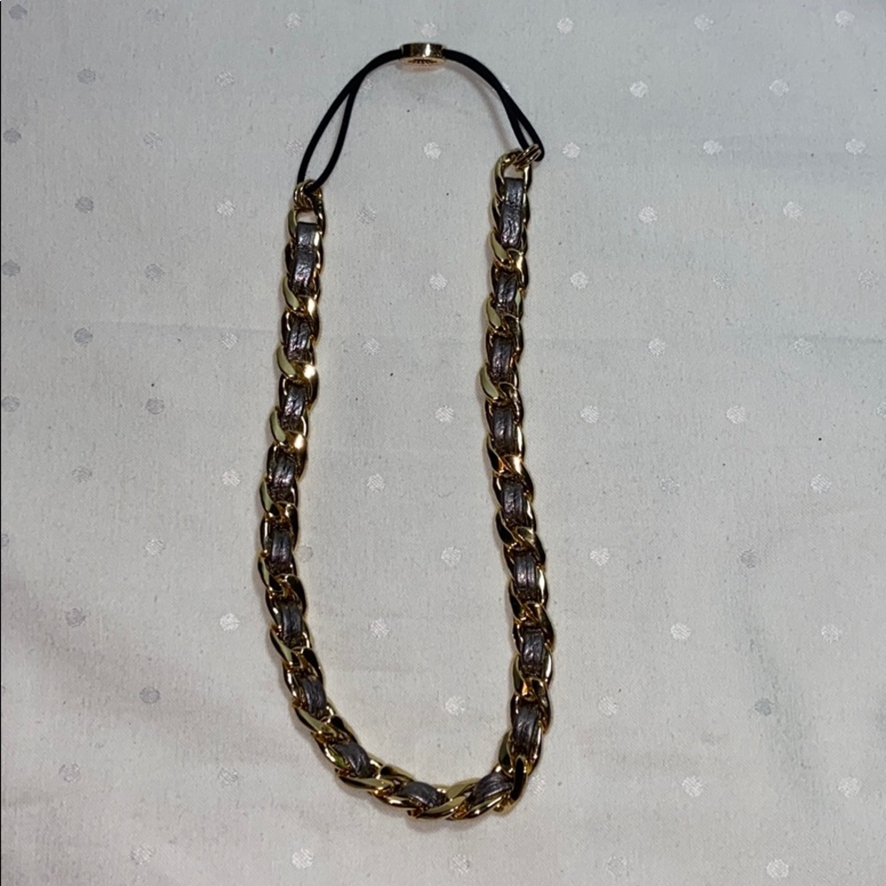 Authentic Juicy Couture headband leather & metal
